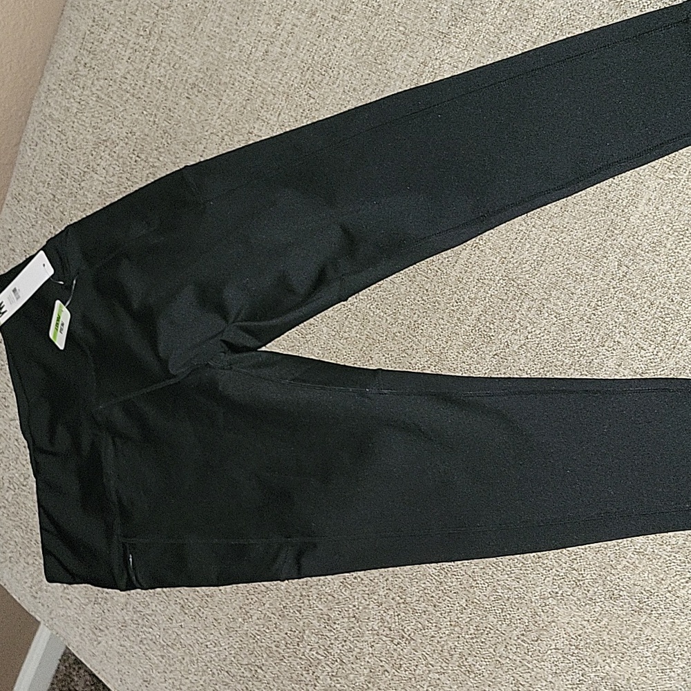 NICOLE MILLER SPORT BLACK  SZ XL ATHLETIC WEAR LEGGINGS